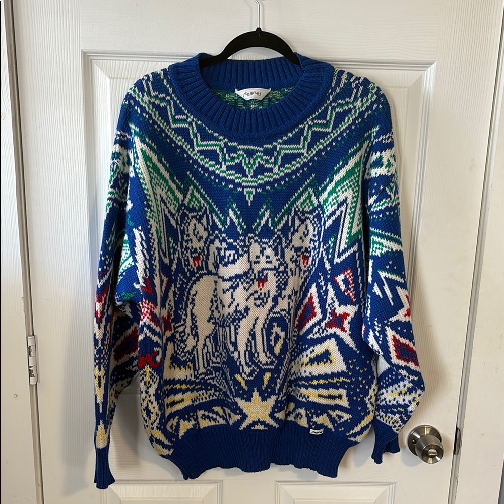 Vintage Steffner Wolf Sweater